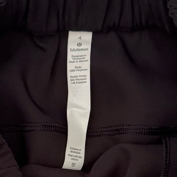 Lululemon On The Fly Skirt Black Size 4 - Picture 3 of 4